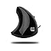 ADESSO Wired Vertical Ergonomic Illuminated Optical 6-Button USB Mouse - Right Hand Orientation, Black