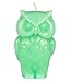 Owl Candle – Unscented – Skeleton Candles – Green