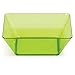 Creative Converting Square Plastic Bowls, Green