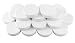White Plastic Standard Mason Jar Lids (24-Pack); Regular Mouth Lined Storage Caps primary