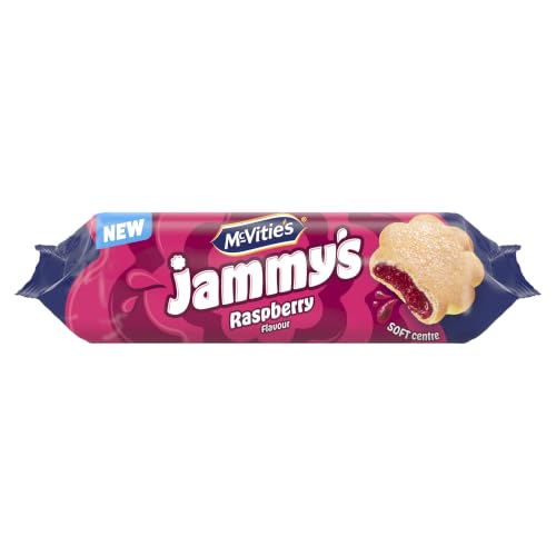 McVitie's Jammy's Raspberry Flavour Biscuits, 136.5g (Pack of 1) (£0.57 / £0.51 max S&S)
