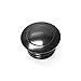Krator New Flush Black Pop Up Gas Cap Vented Fueltank Fuel Cap Regular Thread (1982-2010) Compatible with Harley Davidson - RC039B