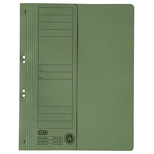 'Elba ™ senhefter en carton, vert, kaufmnnische fichiers