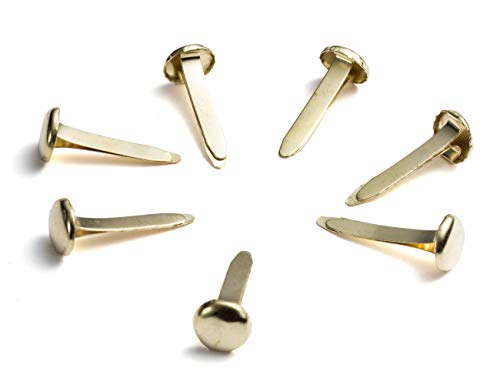 Y&YUAN Paper Fasteners Crafts Scrapbooking Round Metal Brads for DIY 3/4 Inch Medium 200pcs - Thumbnail 3