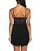 RSLOVE Sexy Lingerie for Women Lace Sleepwear Chemises V-Neck Full Slip Babydoll Nightgown Dress Black L