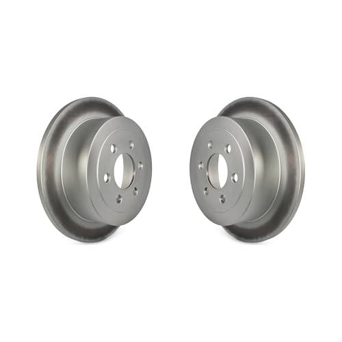 Genius Rear Coated Disc Brake Rotors Pair