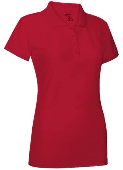 PREMIUM WEAR POLO T-SHIRT FOR JUNIOR GIRLS – HIGH-PERFORMANCE MOISTURE WICKING FABRIC | RED – X-LARGE