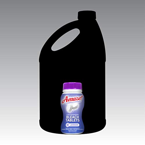 AMAZE! Ultra Concentrated Bleach Tablets for Laundry and Home Cleaning. (32 Count Lavender)