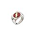 The Flash Logo Bolt Steel Ring