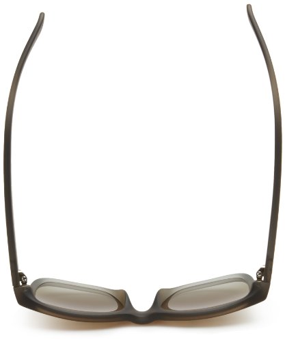 Ray-Ban JUSTIN - RUBBER BROWN ON GREY Frame GREEN GRADIENT Lenses 51mm Non-Polarized