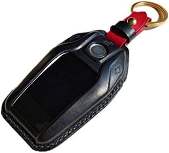 Amazon Crazy Smith Bmw 新型5 7シリーズ G30 G11 G12 ディスプレイキー 手作り本革キーケース スマートキーカバー ブラック キーケース キーホルダー 車 バイク