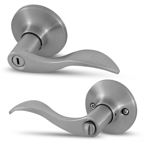 Honeywell Safes & Door Locks 8106302 Honeywell Alavanca de porta de bloqueio, nĂquel acetinado