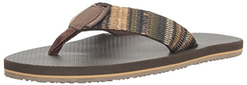 Scott Hawaii Men's Aina Flip Flop, Brown, 10 M US