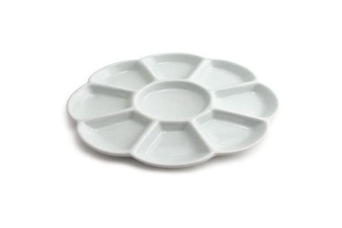 Ceramic Porcelain Circular Palette 19cm