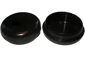 NickHouse 1-1/2" Deluxe Wrought Iron Patio Furniture Glides Outdoor Patio Chair Leg Caps for Metal Chairs Patio Chair Feet Caps for Outdoor Furniture Leg Caps (24, Black)