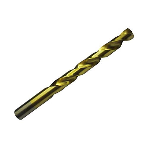 Drill America 7/32" Tin-Coated Drill Bit (Pack of 12), DWDTN Series