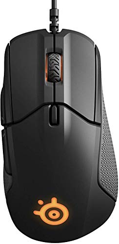 SteelSeries Rival 310, Optical Gaming Mouse, RGB Illumination, 6 Buttons, Rubber Sides, On-Board Memory (PC / Mac) - Black (Renewed)