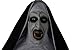 Kigcos The Nun Devil Valak Mask Deluxe Latex Scary Full Head Halloween Masks (Full Coverage) Black