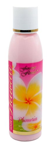 Hawaii Forever Florals Body Lotion 4 Bottles 4 oz. Each Plumeria