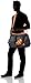 adidas Diablo Small Duffel Bag, Black Looper/ Hi - Res Red/ Black, One Size