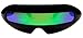 Futuristic Cyclops Mirror Single Lens Oval Sunglasses