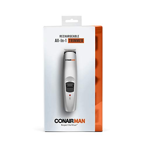 ConairMAN Allin1 Mustache & Beard Trimmer for Men, Cordless