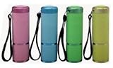 4 Pack Glow in the Dark Water and Shock Resistant Rubber Coated Super Bright 9 LED Flashlight
