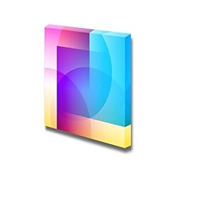 Abstract Pattern of Colorful Shapes Wall Decor