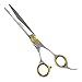 Sharf Gold Touch Grooming Pet Scissors, 6.5 Inch Curved Blade, Cat & Small Dog Trimming Cuts