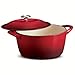 Tramontina 6.5 Quart Covered Enameled Cast Iron Dutch Oven - Red