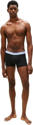 Uomo Boxer Confezione da 3 Trunks Elasticizzati, Nero (BRK Blu/Trra Rd/Arm Grn), M