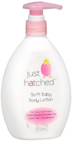 Soft Baby Body Lotion 10.1 oz by Just Hatched (Pack of 2)