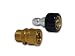 Apache 44048748Female Metric x 3/8" Quick Disconnect Socket/Plug Pressure Washer Adapter Set primary