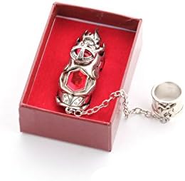 Monjiang Punk Crystal Katekyo Hitman Reborn Ring Men's Hitmanreborn Vongola Anime Ring