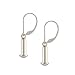 Sterling Silver Caprice Interchangeable Drop Earrings with Lever Back for European Style Bead Charms