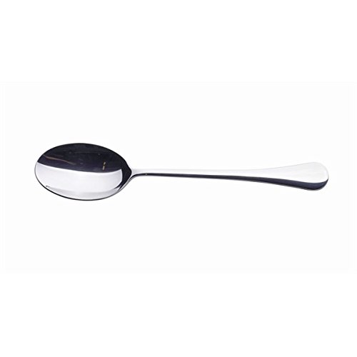 Genware NEV-DS-SL Slim Dessert Spoon, 18/0