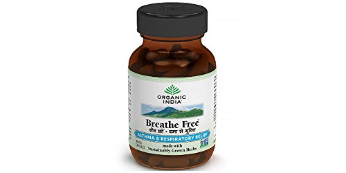 Organic India Breathe Free 60 Capsules - Pure Veg Capsules