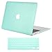 MOSISO Plastic Hard Shell Case & Keyboard Cover Skin Only Compatible with MacBook Air 11 inch (Models: A1370 & A1465), Mint Green
