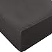 Utopia Bedding Microfiber Fitted Sheet (Queen, Dark Grey)