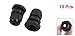 10 Pcs PG9 Black Waterproof Cable Gland Connectors