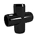 FORMUFIT F034CRX-BK-8 Cross PVC Fitting, Furniture Grade, 3/4