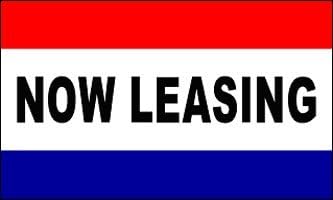Now Leasing 3x5 Flag 3 x 5 Red White Blue Banner Sign