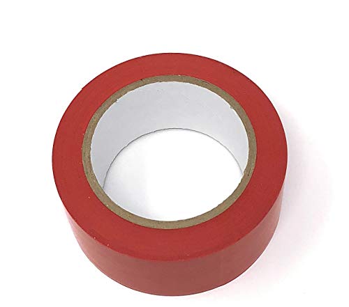 APT, (Red, 2’’ Width, 36 Yds Length), PVC Marking Tape, Premium Vinyl Safety Marking, Dance Floor Splicing Tape, Floor Tape and Caution Tape, 6 mil Thick. (Multiple Color)