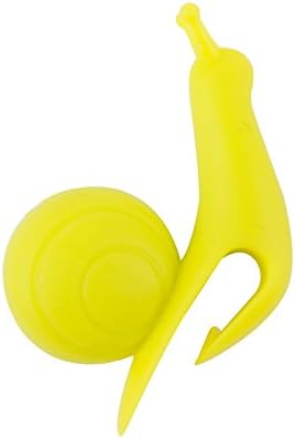 Silicon Tea Bag Hooks,Tea Bag Holder Tea Infusers Tea Bag Clip Cute Snail Shape (green)
