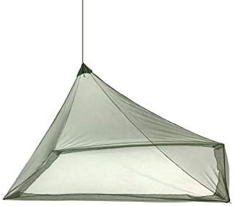 Mosquito Net, Single and Double size, Hanging Pyramid style for Indoors or outdoors, Compact and Lightweight