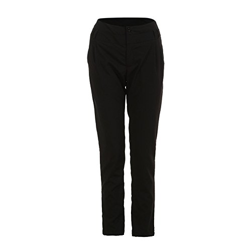 TIMEMEANS New Women Fashion Casual Pretty Pants Ladies High Waist Outdoor Home Daily Trousers Black