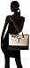 Mud Pie Classic Black and White Initial Canvas Tote Bags (T), 100% Cotton, 17