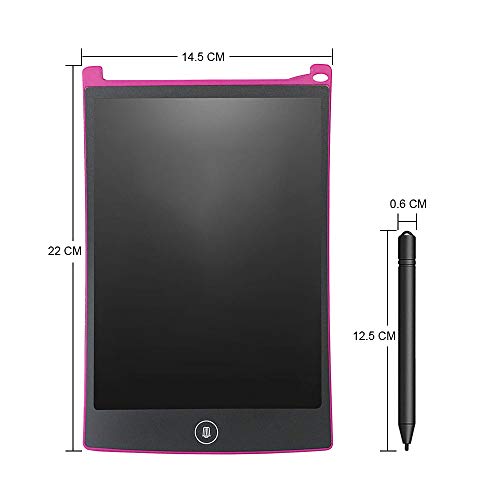 Girls Gifts Age 3-12, Tisy LCD Doodle Board Writing Drawing Tablet for Kids Toddler Teen Toys for 3-12 Year Old Girls Birthday Presents Gifts for 3-12 Year Old Rose Red TSUSWDT05 - Thumbnail 4