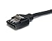 StarTech.com 12in Latching Round SATA Cable - Round SATA Cable - Latching SATA Cable (LSATARND12)