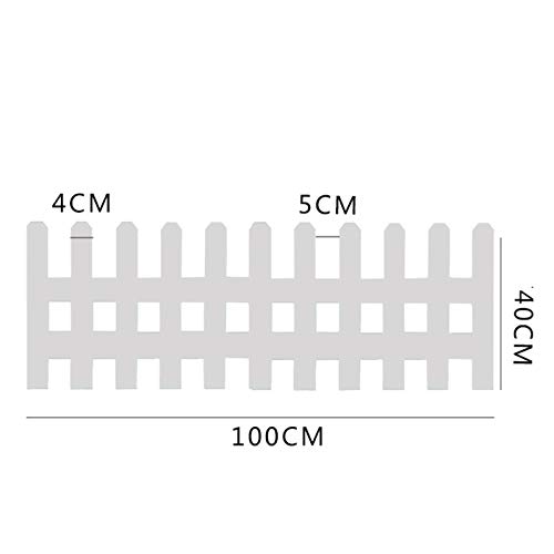 Pillows-RJF Gartenzäune Dekorativ Pflanze Beeteinfassung Hölzernes Gartenabgrenzung Tier-Barriere für Terrasse Weiden,5… – Bild 3